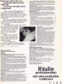 In den 1970er Jahren gibt Ciba an, dass Ritalin „eine wichtige Rolle bei der Heilung der MCD spielen kann“. Abgebildet ist ein weinender Schuljunge